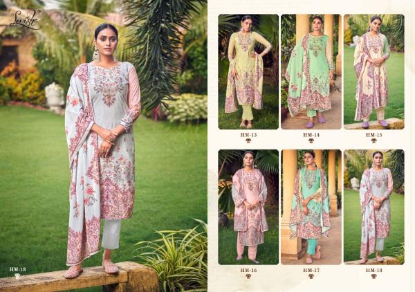 Levisha Hamza Festive Wear Printed Dress Material Collection